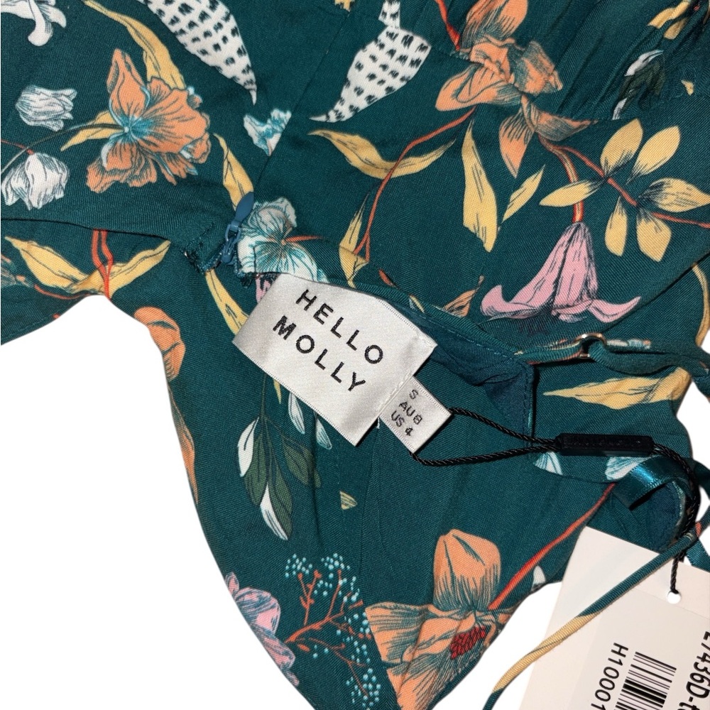 Hello Molly Lady Like You MIDI Dress In Teal - Picture 6 of 6
